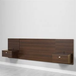 Prepac Queen Floating Headboard with Nightstands - 107.25-in x 31.50-in - Espresso -PREPAC Sales 2022 330595379 AlternateImage1 l
