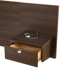Prepac Queen Floating Headboard with Nightstands - 107.25-in x 31.50-in - Espresso -PREPAC Sales 2022 330595379 AlternateImage2 l