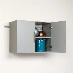 Prepac HangUps Wall Mount Storage Cabinet - 30-in x 24-in - Gray -PREPAC Sales 2022 330596896 AlternateImage5 l