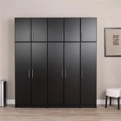 Prepac Elite Narrow Cabinet - 1-Door - Black - 16-in W x 65-in H -PREPAC Sales 2022 330673588 AlternateImage7 l