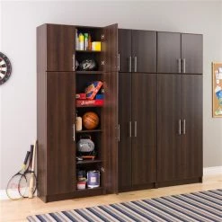 Prepac Elite Storage Cabinet - 2-Door - Espresso - 32-in W x 65-in H -PREPAC Sales 2022 330673593 AlternateImage2 l