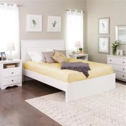Prepac Select 4-Post Platform Bed - White - Queen -PREPAC Sales 2022 330673616 AlternateImage4 l