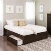 Prepac Select 4-Post Platform Bed with 2 Drawers - Queen - Espresso 1 Prepac Select 4-Post Platform Bed with 2 Drawers - Queen - Espresso -PREPAC Sales 2022 330673625 MainImage 001 l