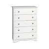 Prepac Monterey Chest - 5-Drawer - White - 45-in x 31-in