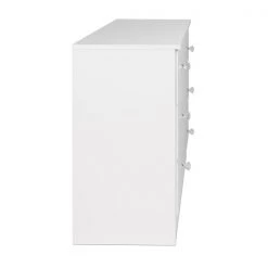 Prepac Astrid Dresser with Acrylic Knobs 6-Drawer - White - 28-in x 47-in -PREPAC Sales 2022 330673642 AlternateImage3 l