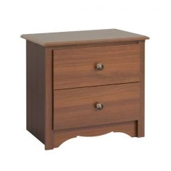Prepac Monterey 2-Drawer Nightstand - Cherry