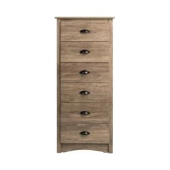 Prepac Salt Spring Tall 6-drawer Chest in Drifted Gray Finish, 23.25-in x 17.75-in x 53-in 8 Prepac Salt Spring Tall 6-drawer Chest in Drifted Gray Finish, 23.25-in x 17.75-in x 53-in -PREPAC Sales 2022 330746101 AlternateImage2 l