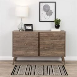 Prepac Milo 6-drawer Dresser in Drifted Gray Finish - 52.25-in 7 Prepac Milo 6-drawer Dresser in Drifted Gray Finish - 52.25-in -PREPAC Sales 2022 330746112 AlternateImage1 l
