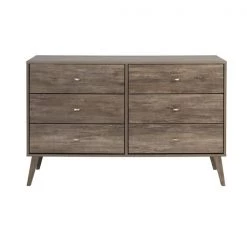 Prepac Milo 6-drawer Dresser in Drifted Gray Finish - 52.25-in 8 Prepac Milo 6-drawer Dresser in Drifted Gray Finish - 52.25-in -PREPAC Sales 2022 330746112 AlternateImage2 l