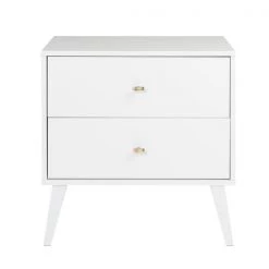 Prepac Milo 2-drawer Nightstand, White 8 Prepac Milo 2-drawer Nightstand, White -PREPAC Sales 2022 330746114 AlternateImage2 l