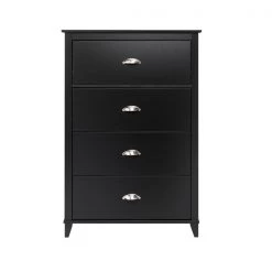 Prepac Yaletown 4-Drawer Chest in Black Finish - 31.5-in x 16-in x 46.5-in -PREPAC Sales 2022 330746116 AlternateImage2 l