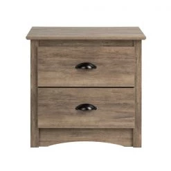 Prepac Salt Spring 2-drawer Night Stand in Drifted Gray -PREPAC Sales 2022 330746117 AlternateImage2 l