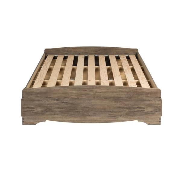 Prepac Queen's Mate Platform Storage Bed with 6 Drawers - Drifted Gray 5 Prepac Queen's Mate Platform Storage Bed with 6 Drawers - Drifted Gray - Image 4