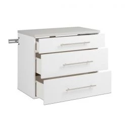 Prepac HangUps 3-Drawer Base Storage Cabinet - White 7 Prepac HangUps 3-Drawer Base Storage Cabinet - White -PREPAC Sales 2022 330768940 AlternateImage1 l