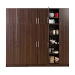 Prepac Elite 6-Piece Storage Set - 96-in - Espresso