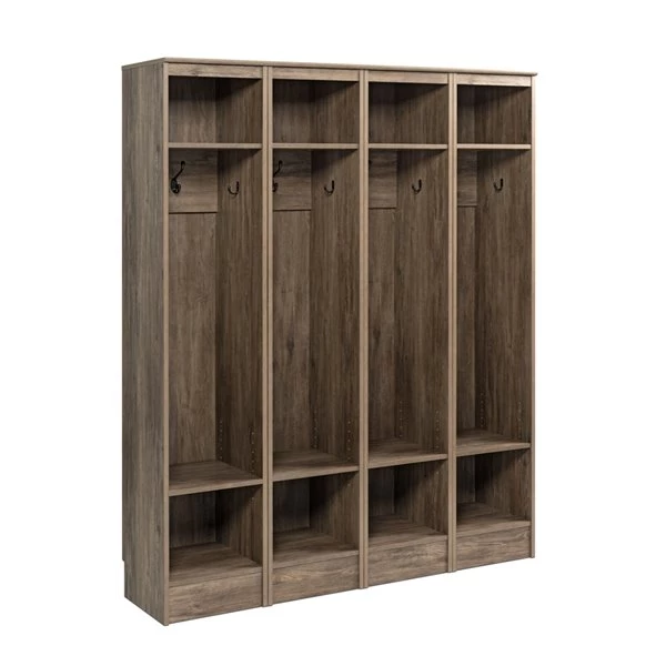 Prepac Narrow Entryway Organizer - Set of 4 - Drifted Gray 3 Prepac Narrow Entryway Organizer - Set of 4 - Drifted Gray