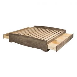 Prepac King Mate's Platform Storage Bed with 6 Drawers - Drifted Gray -PREPAC Sales 2022 330768961 AlternateImage1 l