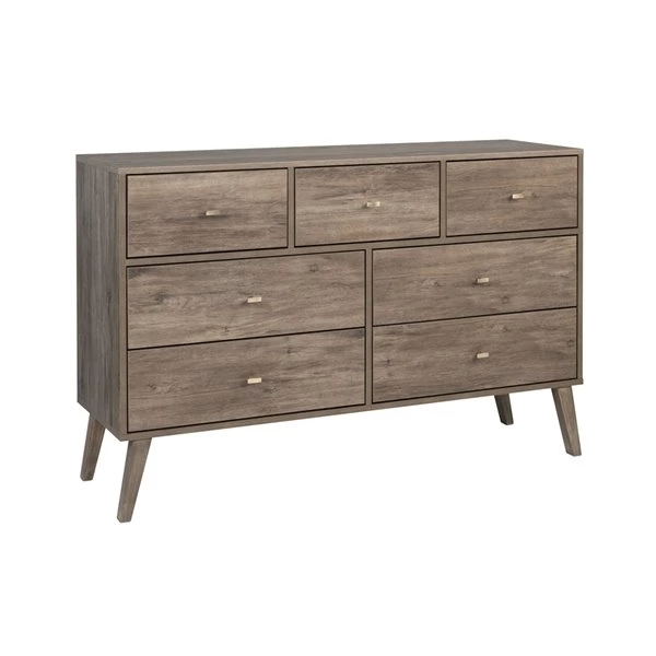 Prepac Milo 7-Drawer Dresser - Drifted Gray 3 Prepac Milo 7-Drawer Dresser - Drifted Gray