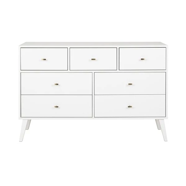 Prepac Milo 7-Drawer Dresser - White 5 Prepac Milo 7-Drawer Dresser - White - Image 3
