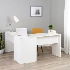 Prepac L-shaped Office Desk - 56-in - White -PREPAC Sales 2022 330768980 AlternateImage2 l