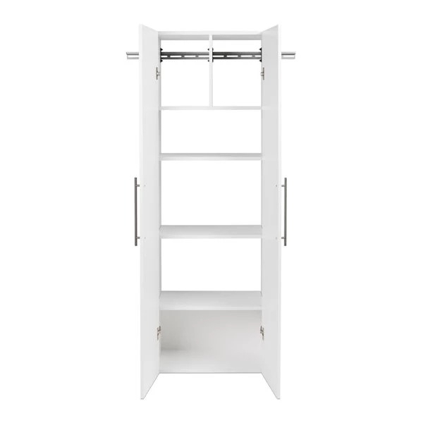 Prepac HangUps Large Storage Cabinet - 24-in - White 6 Prepac HangUps Large Storage Cabinet - 24-in - White - Image 4