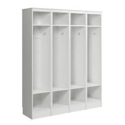 Prepac Narrow Entryway Organizer - Set of 4 - White