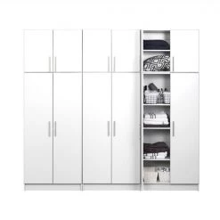 Prepac Elite 6-Piece Storage Set - 96-in - White