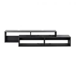 Prepac Black Wall-Mounted Console