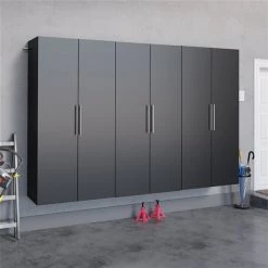 Prepac HangUps 108-in x 72-in Black Composite Wood - Storage Set K (3-Pack) -PREPAC Sales 2022 330915417 AlternateImage2 l