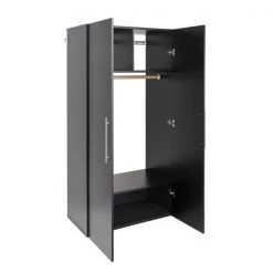 Prepac HangUps 36-in x 72-in Black Composite Wood Wardrobe -PREPAC Sales 2022 330915426 AlternateImage1 l