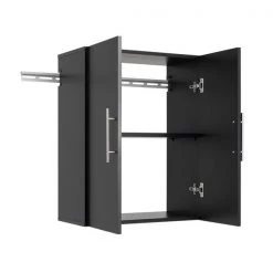 Prepac HangUps 24-in x 72-in Black Composite Wood Upper Storage Cabinet -PREPAC Sales 2022 330915435 AlternateImage1 l