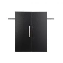 Prepac HangUps 24-in x 72-in Black Composite Wood Upper Storage Cabinet -PREPAC Sales 2022 330915435 AlternateImage2 l