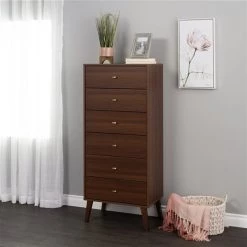 Prepac Milo Cherry Pine Contemporary 6-Drawer Tall Chest 8 Prepac Milo Cherry Pine Contemporary 6-Drawer Tall Chest -PREPAC Sales 2022 330928841 AlternateImage2 l