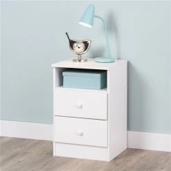 Prepac Astrid 2-Drawer White Pine Nightstand 7 Prepac Astrid 2-Drawer White Pine Nightstand -PREPAC Sales 2022 330981237 AlternateImage1 l
