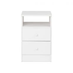 Prepac Astrid 2-Drawer White Pine Nightstand 8 Prepac Astrid 2-Drawer White Pine Nightstand -PREPAC Sales 2022 330981237 AlternateImage2 l