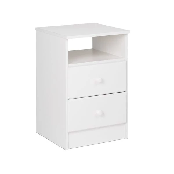 Prepac Astrid 2-Drawer White Pine Nightstand 3 Prepac Astrid 2-Drawer White Pine Nightstand