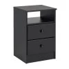 Prepac Astrid 2-Drawer Black Pine Nightstand 1 Prepac Astrid 2-Drawer Black Pine Nightstand -PREPAC Sales 2022 330981239 MainImage 001 l