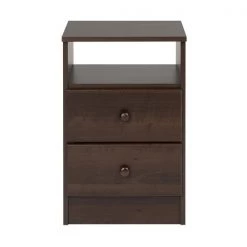 Prepac Astrid 2-Drawer Espresso Pine Nightstand -PREPAC Sales 2022 330981244 AlternateImage2 l